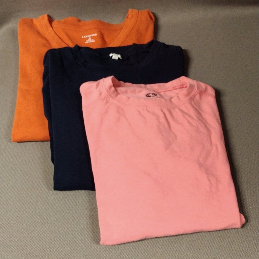 3 tops M long sleeve crew neck tops